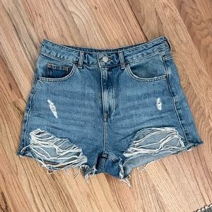 Topshop Moto Mom Shorts